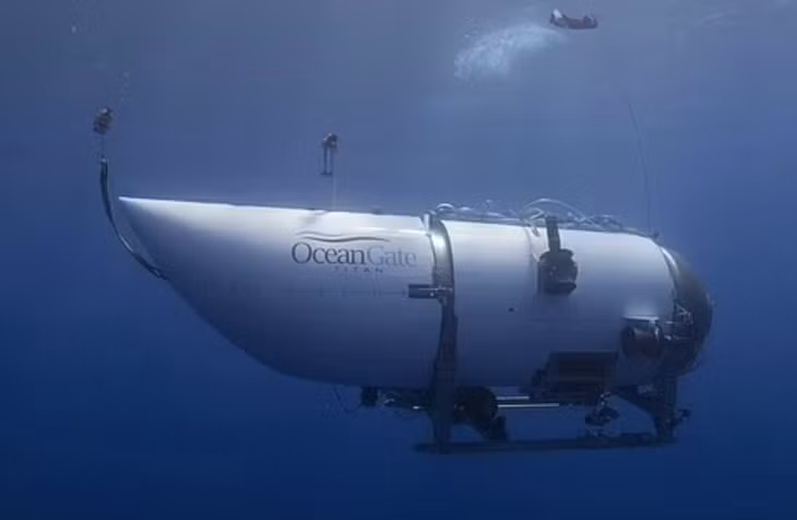 Hình ảnh tàu lặn Titan của công ty thám hiểm OceanGate. Ảnh: D.M