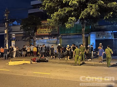 Hiện trường vụ tai nạn.