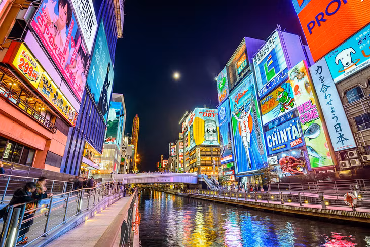 Thành phố Osaka (Nhật Bản) tiếp tục ở trong top 10, có chỉ số văn hóa và môi trường tăng so với năm trước - Ảnh: INSIDEOSAKA