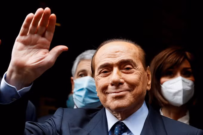 Cựu thủ tướng Berlusconi tại Rome, Italy hồi năm 2021. Ảnh: Reuters