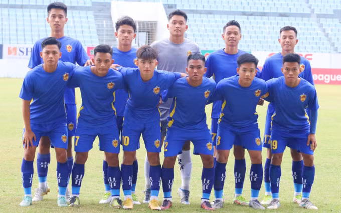 Đội Trẻ Quảng Nam dự giải hạng Nhì Quốc gia 2023. Ảnh: Viết Định