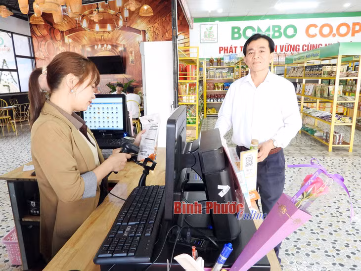 HTX thương mại, dịch vụ Bom Bo Bình Phước quản lý bán hàng bằng phần mềm