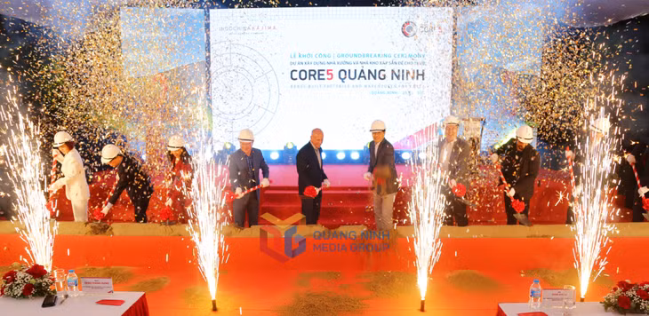 Liên doanh Công ty Indochina Capital và Tập đoàn Kajima (Nhật Bản) đã tổ chức khởi công dự án Core5 Quảng Ninh tại KCN Bắc Tiền Phong.