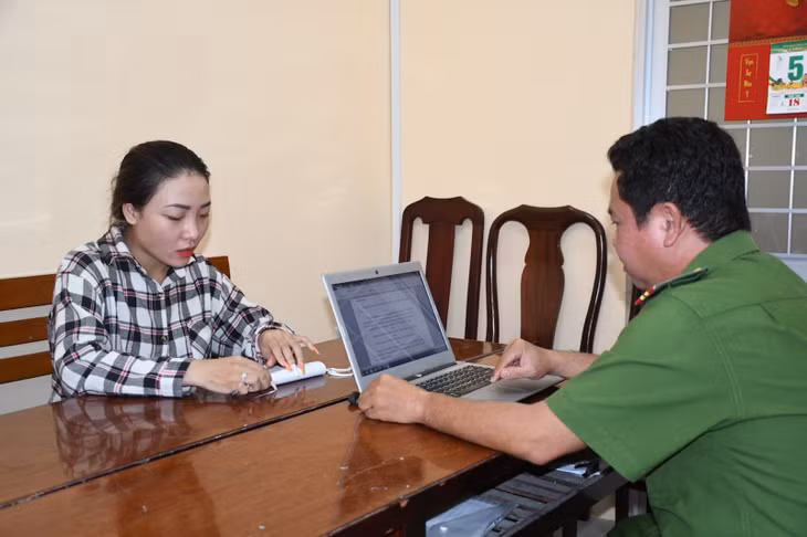Cơ quan Công an làm việc với Nguyễn Thị Mỹ Chi.