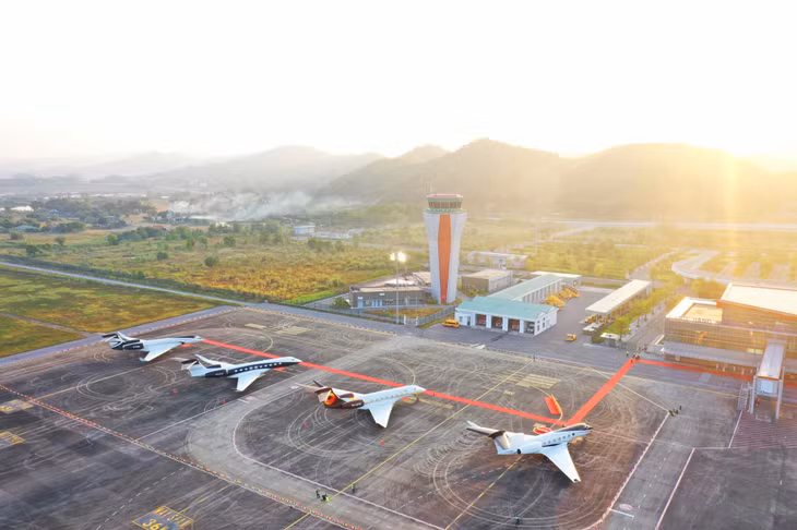 Sân bay quốc tế Vân Đồn do Sun Group đầu tư.