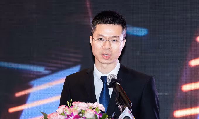 Ông Trần Đăng Khoa, Phó Cục trưởng phụ trách An toàn thông tin - Bộ Thông tin và Truyền thông, phát biểu tại sự kiện. Ảnh: IEC