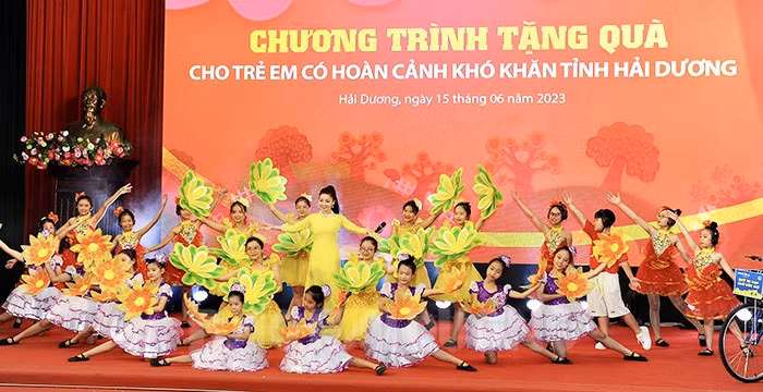 Một tiết mục văn nghệ tại chương trình