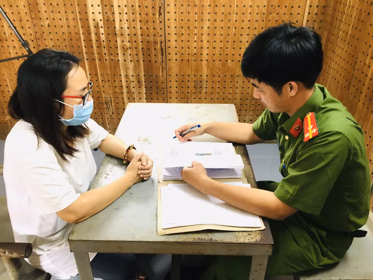 Bị can Trần Xuân Ngọc tại cơ quan điều tra. Bị can Trần Xuân Ngọc tại cơ quan điều tra.