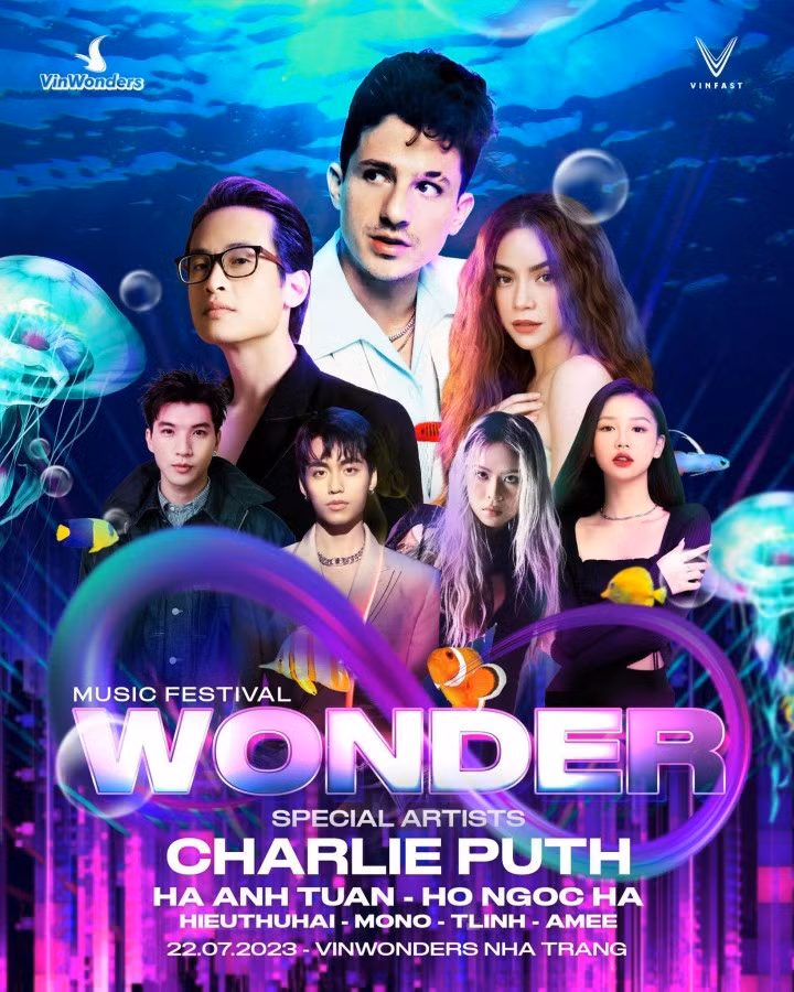 Công bố dàn sao Việt biểu diễn cùng Charlie Puth tại đại nhạc hội 8Wonder ảnh 1