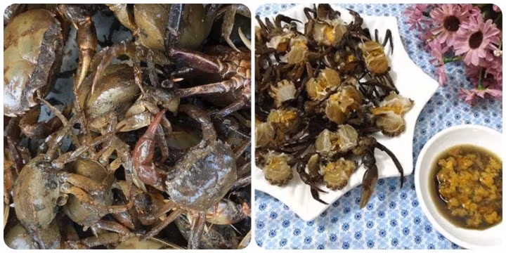 Cua đồng rất tốt cho sức khỏe.