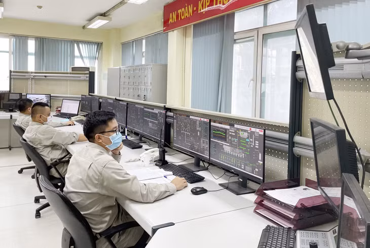 Trung tâm điều hành sản xuất của Công ty CP Xi măng Cẩm Phả.