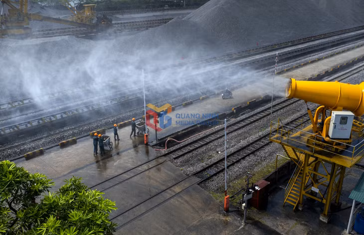 Hệ thống máy phun sương cao áp dập bụi chuyên dụng được sử dụng hiệu quả tại Công ty Tuyển than Cửa Ông - TKV.