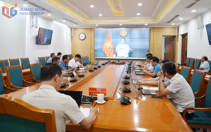 Phó Thủ tướng Lê Tiến Châu phát biểu chỉ đạo tại cuộc họp.