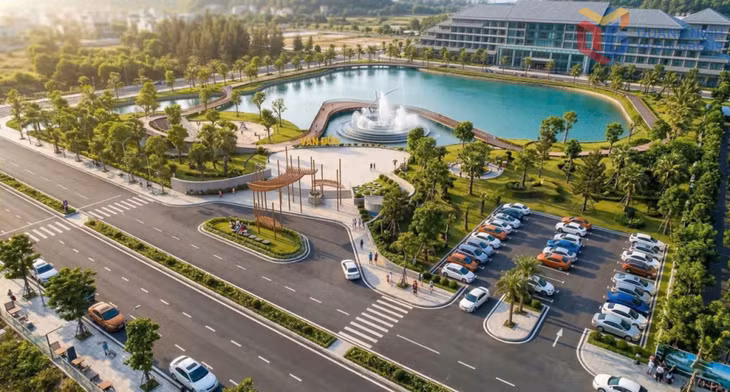 Dự án công viên hồ điều hòa thôn 10 (đặc khu Vân Đồn) sắp được triển khai đầu tư. Ảnh: Mạnh Trường