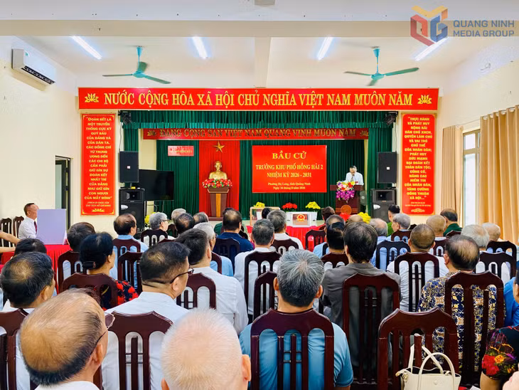 Khu Hồng Hải 2 tổ chức khai mạc bầu cử Trưởng khu nhiệm kỳ 2026-2031.