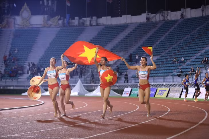 Điền kinh Việt Nam tại SEA Games 33. Ảnh: Minh Dân