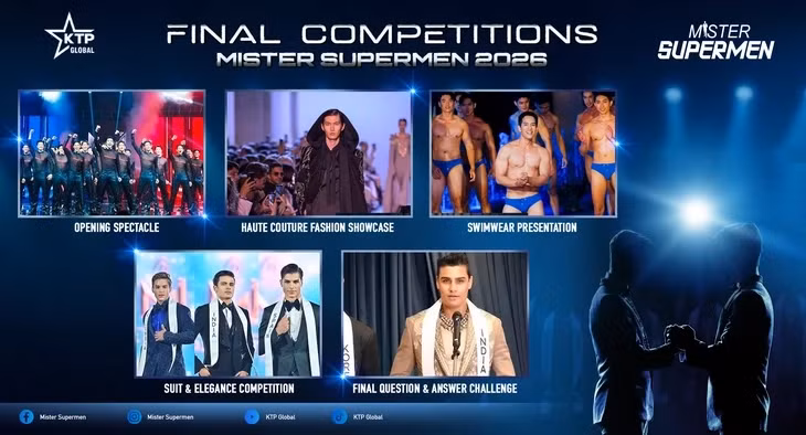 Cuộc thi Nam vương Quốc tế Mister Supermen 2026 có nhiều điểm mới - Ảnh: BTC