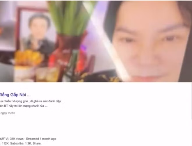 Một YouTuber gây tranh cãi khi có nhiều phát ngôn thiếu chuẩn mực về nghệ sĩ. Ảnh: Cắt clip.