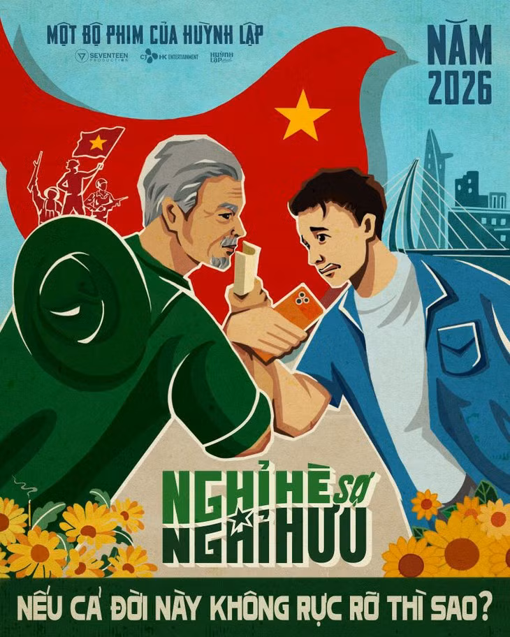 Poster đầu tiên của Nghỉ hè sợ nghỉ hưu - Ảnh: ĐPCC