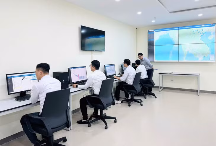 Trung tâm điều hành mạng lưới đặt tại Viện Khoa học và Kỹ thuật hạt nhân - Ảnh: VGP/Thu Giang