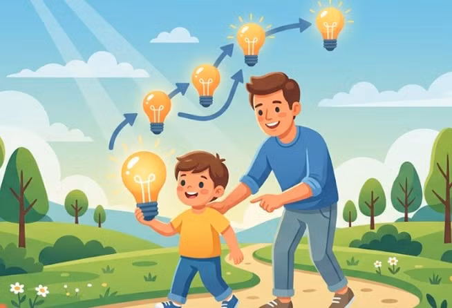 Cha mẹ ảnh hưởng thế nào đến tư duy độc lập của trẻ nhỏ. Đồ họa: Thiện Nhân