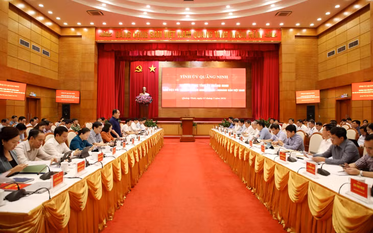 Thường trực Tỉnh ủy làm việc với Tập đoàn Công nghiệp Than và Khoáng sản Việt Nam