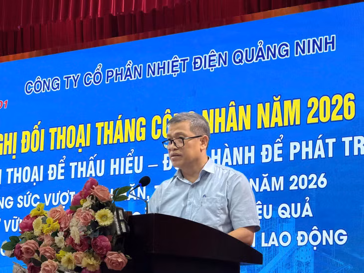 Ông Nguyễn Việt Dũng, Tổng Giám đốc Công ty phát biểu tại hội nghị.