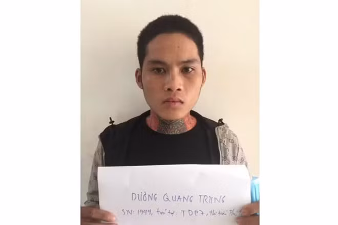 Trung bị cơ quan Công an khởi tố, bắt giam. Ảnh: ĐVCC
