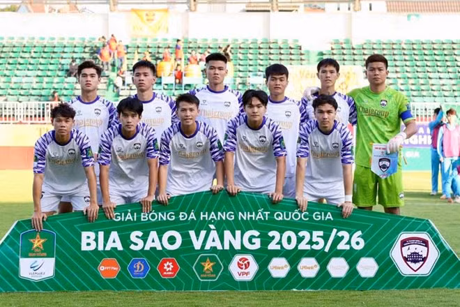 Câu lạc bộ Thanh Niên TPHCM chính thức xuống hạng trước hai vòng đấu cuối của Giải hạng Nhất Quốc gia 2025-2026. Ảnh: CLB Thanh Niên TPHCM