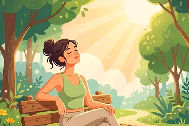 Ánh nắng buổi sáng có thể cải thiện sức khỏe nội tiết tố. Đồ họa: Thiện Nhân