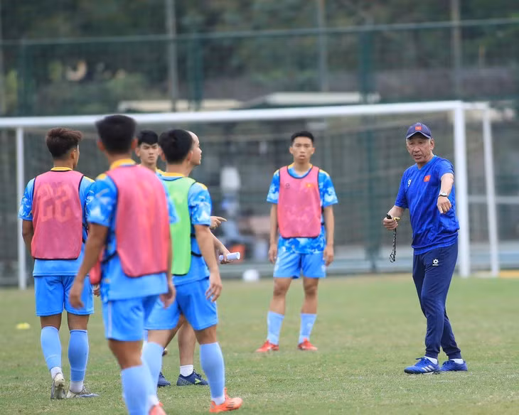 Đội tuyển U19 Việt Nam đang rèn quân tại Hà Nội để chuẩn bị cho Giải U19 Đông Nam Á 2026 - Ảnh: VFF