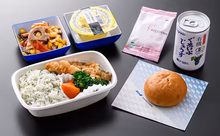 Suất ăn chuẩn Nhật Bản của ANA. Nguồn: ANA