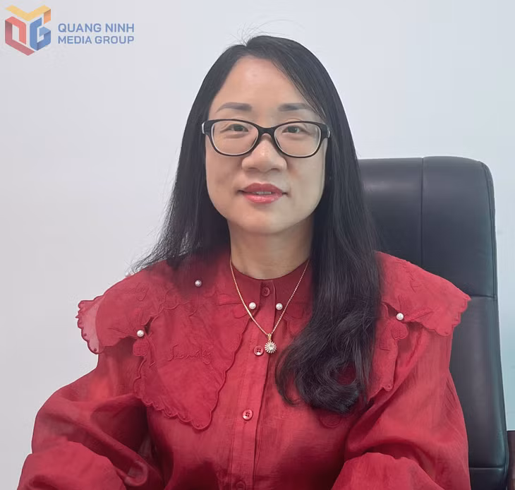 Bà Châu Hoài Thu, Phó Giám đốc Sở Giáo dục - Đào tạo Quảng Ninh.