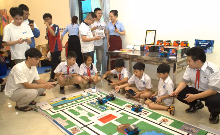 Góc trải nghiệm dành cho học sinh tiểu học.