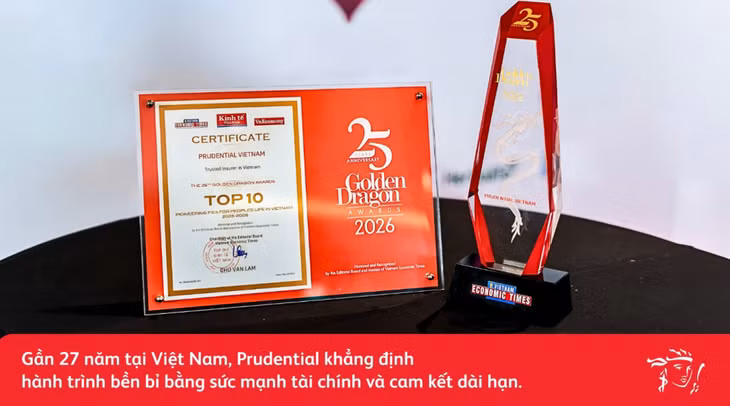 Prudential Việt Nam được vinh danh Top 10 Doanh nghiệp vì Cuộc sống Cộng đồng