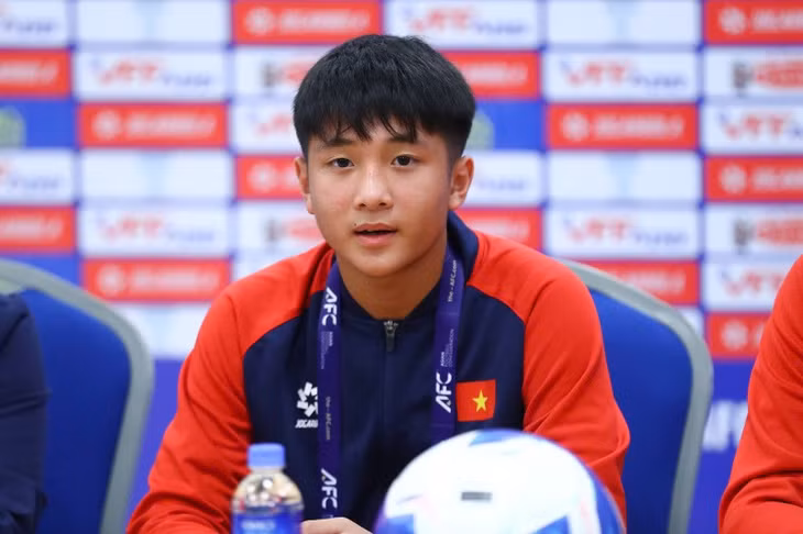 Mạnh Quân sẽ là nhân tố đáng chú ý của U17 Việt Nam tại vòng chung kết châu Á 2026. Ảnh: Minh Dân