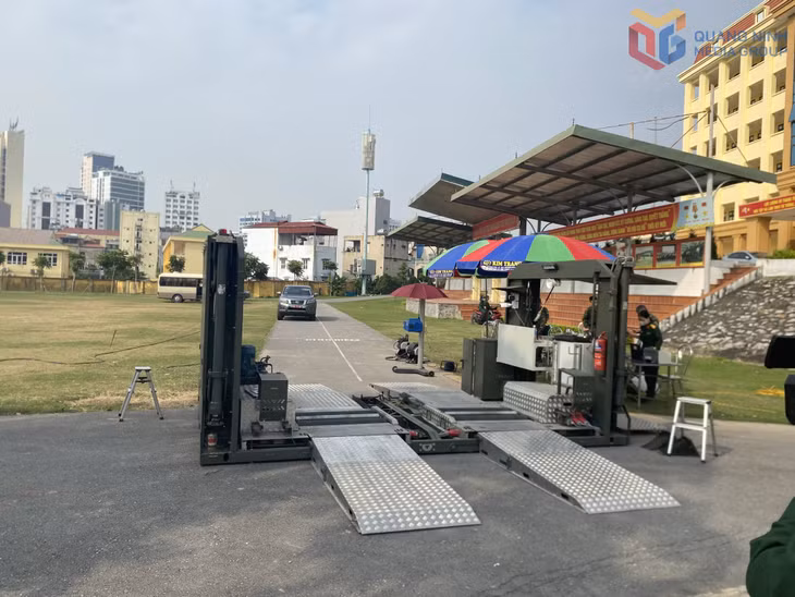 Bộ CHQS tỉnh duy trì nghiêm công tác kiểm định an toàn kỹ thuật xe quân sự và bảo vệ môi trường.