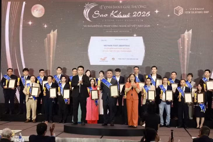 123 nền tảng, dịch vụ và giải pháp số xuất sắc được trao Giải thưởng Sao Khuê 2026.