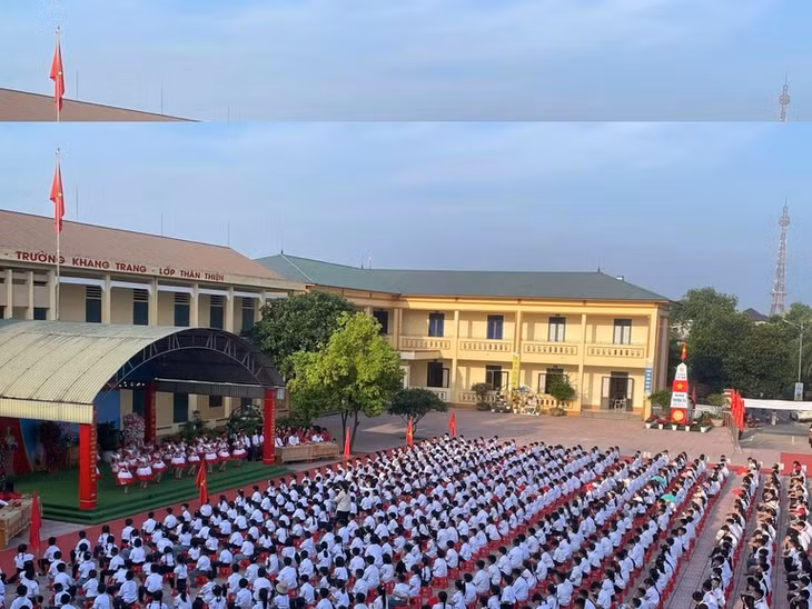Trường Tiểu học Sông Thao (xã Cẩm Khê, tỉnh Phú Thọ) có 560 học sinh biết bơi, kết quả của việc tăng cường lồng ghép giáo dục kỹ năng phòng, chống đuối nước trong các hoạt động chính khóa và ngoại khóa. Ảnh: Nhà trường