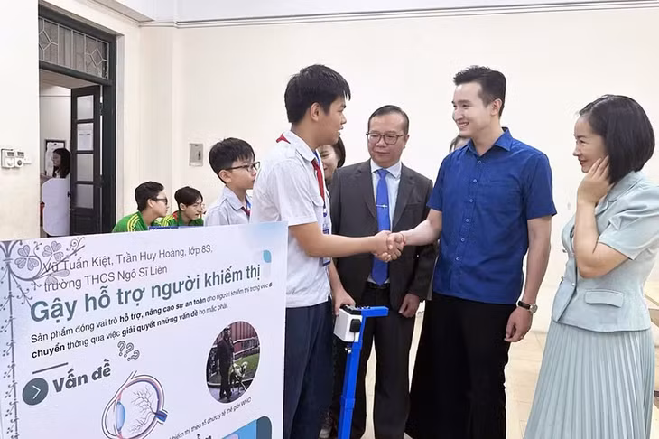 Các thí sinh không những mang tới Hội thi nhiều sản phẩm sáng tạo, mà còn sở hữu sự tự tin, nền tảng kiến thức tốt.
