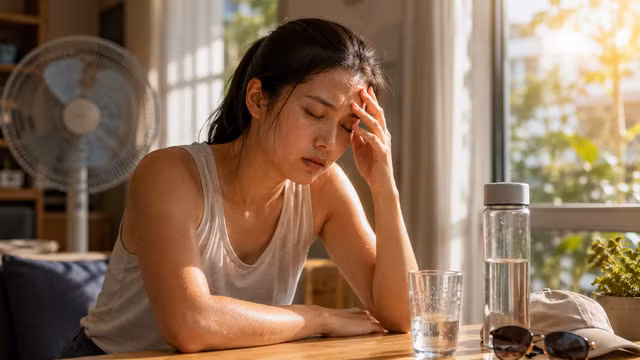 Đau đầu trong ngày nắng nóng thường liên quan mất nước, thiếu ngủ hoặc đi nắng lâu, nhưng cần theo dõi triệu chứng đi kèm để tránh bỏ sót nguy cơ.