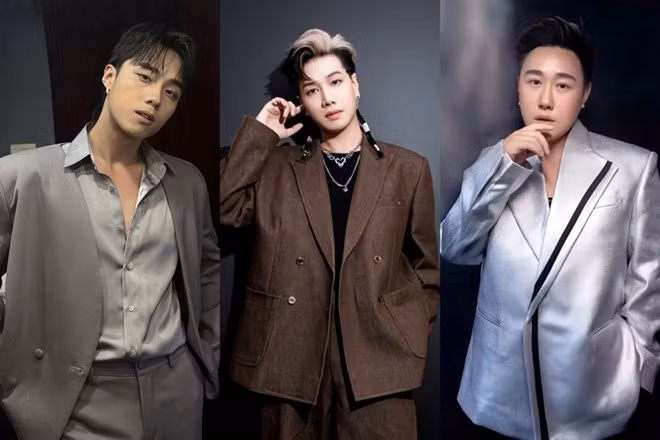 Hải Đăng Doo, Lou Hoàng và Trung Quân Idol. Ảnh: Nhà sản xuất