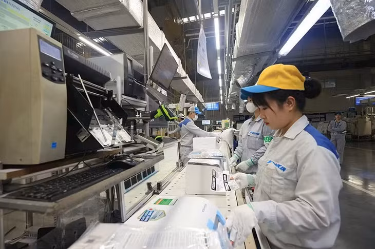 Doanh nghiệp FDI sản xuất điều hòa Daikin tại Việt Nam. (Ảnh: Thành Đạt)