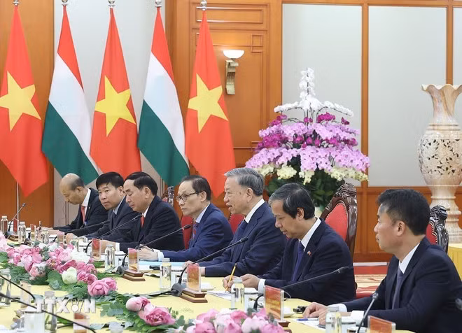 Tổng Bí thư Tô Lâm phát biểu. (Ảnh: Thống Nhất/TTXVN)