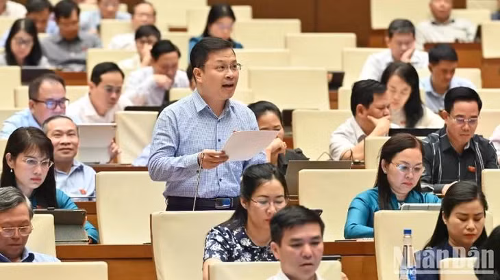Đại biểu Nguyễn Danh Tú (Kiên Giang). (Ảnh: BÙI GIANG)