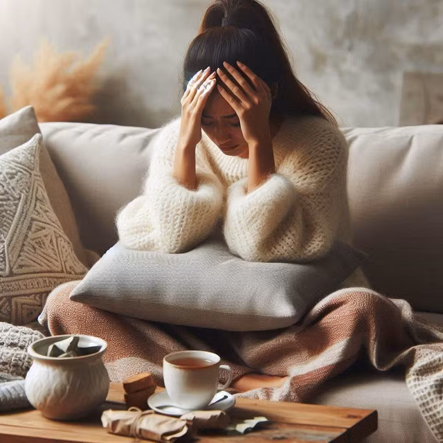 Đau đầu do căng thẳng thường gặp vào cuối ngày hoặc sau stress.