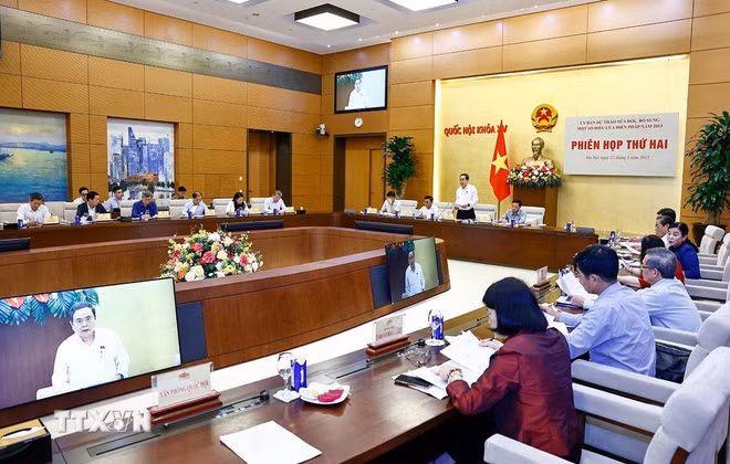 Quang cảnh phiên họp. (Ảnh: Doãn Tấn/TTXVN)