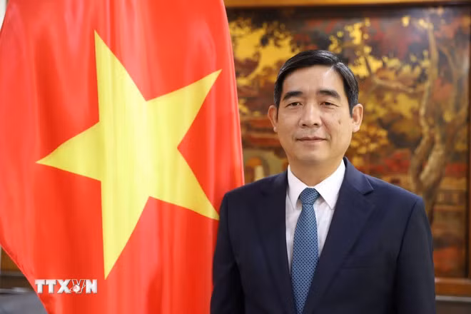 Đại sứ Việt Nam tại Thái Lan Phạm Việt Hùng. (Ảnh: Huy Tiến/TTXVN)