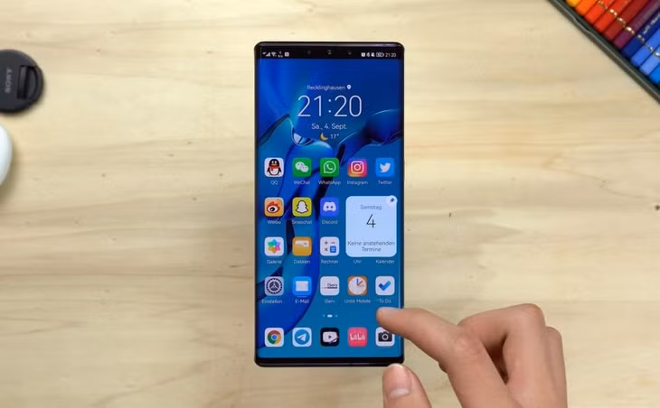 Giao diện chính của HarmonyOS. Ảnh: LinuxSir.