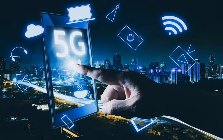 5G đang mở ra kỷ nguyên mới cho các ngành công nghiệp với đa ứng dụng như: truyền dữ liệu siêu tốc, giao tiếp thời gian thực, kết nối hàng triệu thiết bị IoT. Ảnh: MH